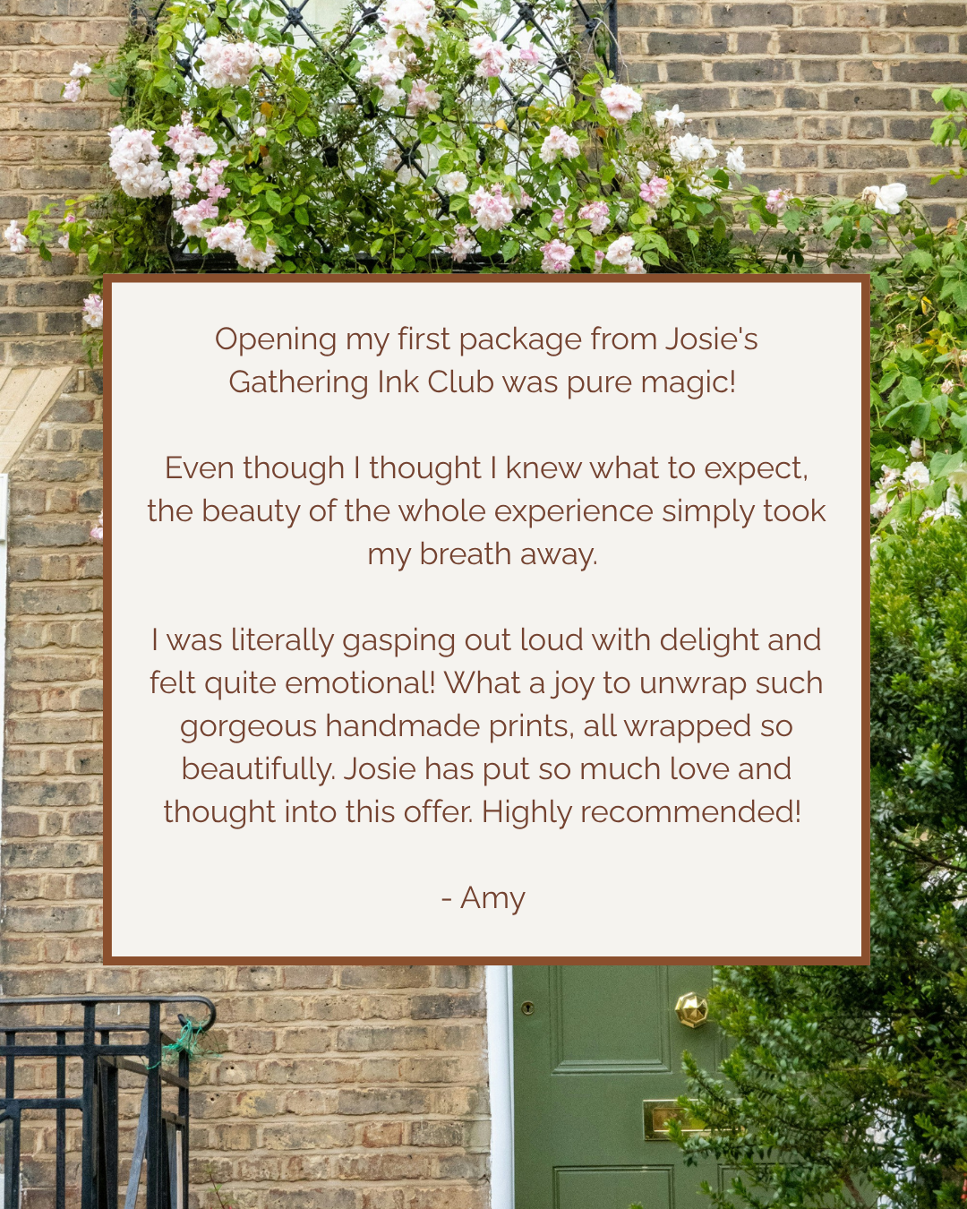 Gathering Ink Prints By Post Club!