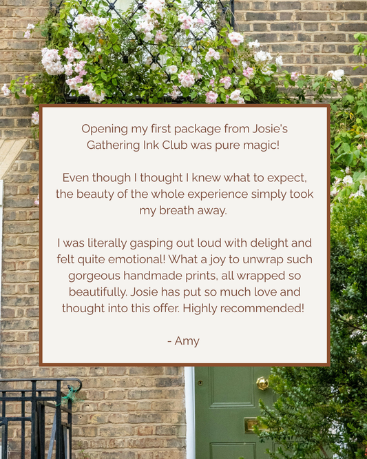 Gathering Ink Prints By Post Club!